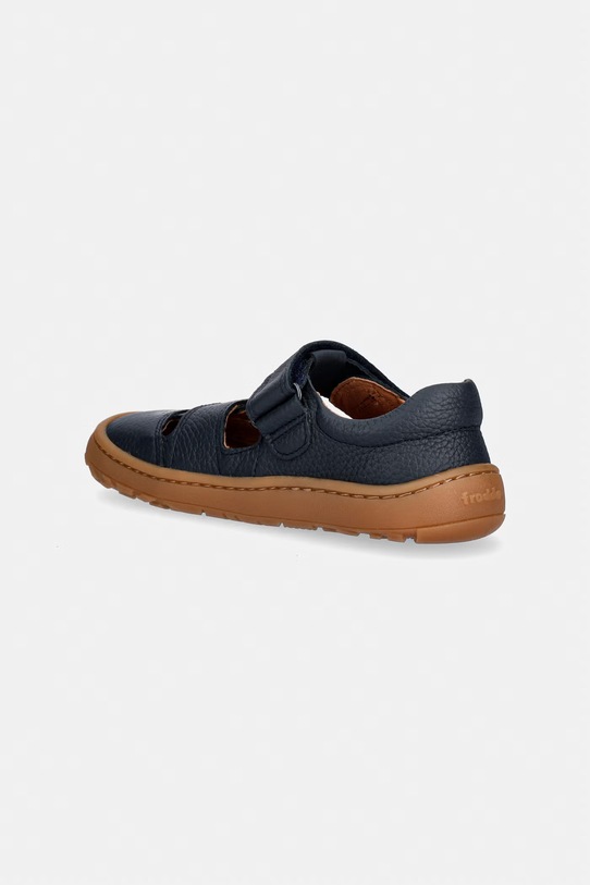 Chłopiec Froddo sandały dziecięce skórzane BAREFOOT SANDAL G3150291.25.30 granatowy