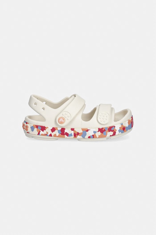 Crocs sandały dziecięce CROCBAND CRUISER GLOW CONFETTI BAND SANDAL K 212527.CROCS.CROCBAND.C beżowy SS26
