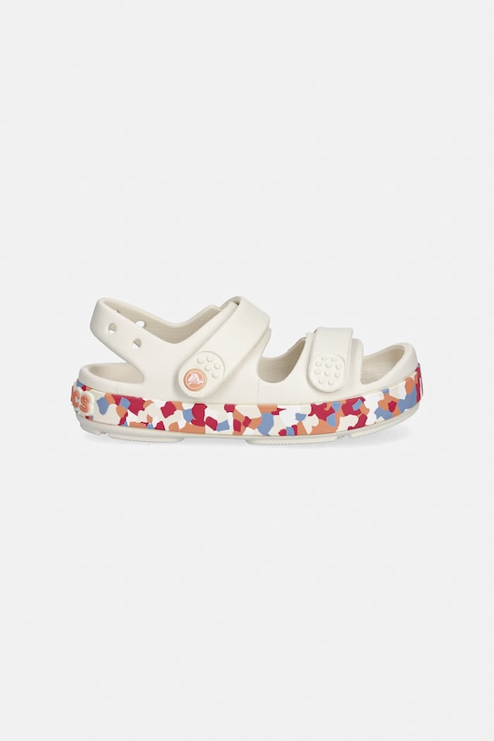 Crocs sandały dziecięce CROCBAND CRUISER GLOW CONFETTI BAND SANDAL K 212527.CROCS.CROCBAND.C beżowy SS26