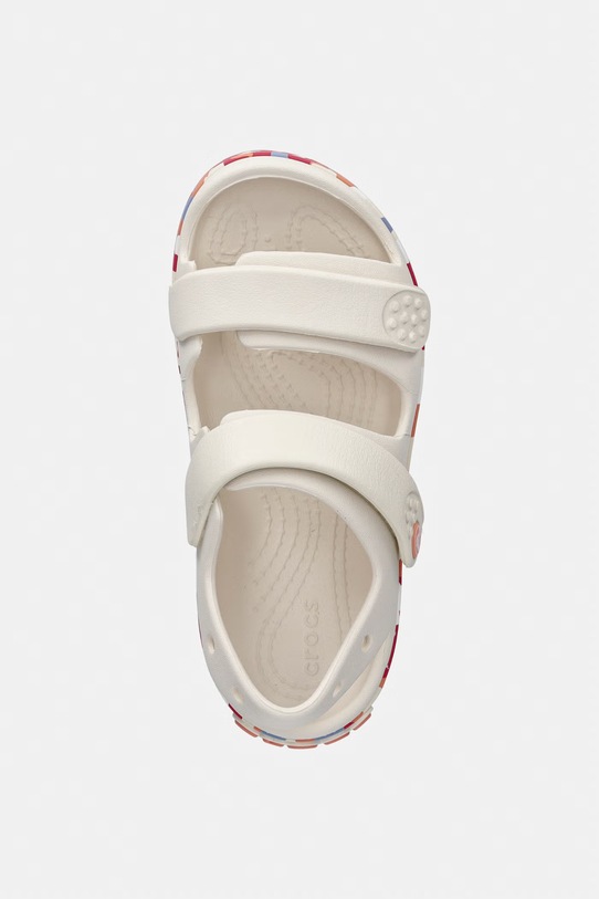 Crocs sandały dziecięce CROCBAND CRUISER GLOW CONFETTI BAND SANDAL K beżowy 212527.CROCS.CROCBAND.C