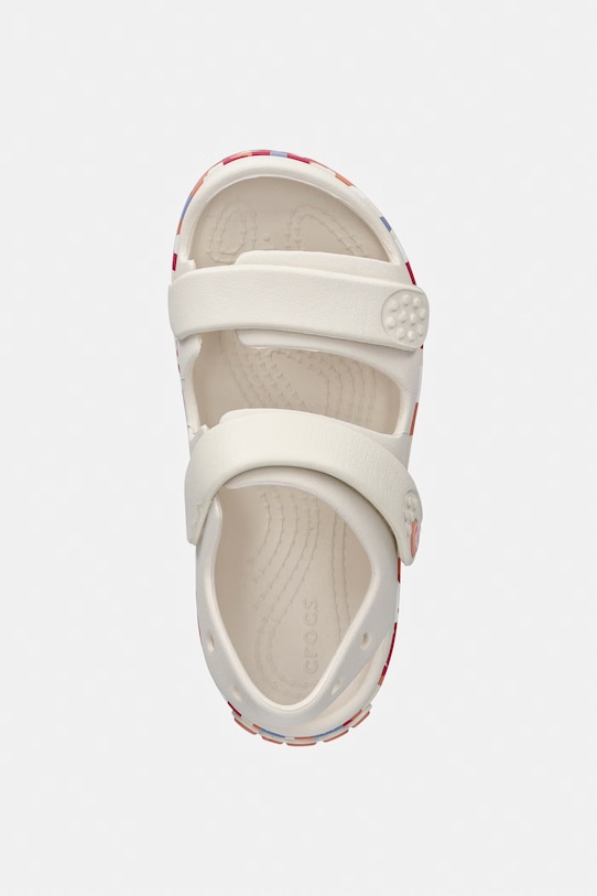 Crocs sandały dziecięce CROCBAND CRUISER GLOW CONFETTI BAND SANDAL K beżowy 212527.CROCS.CROCBAND.C