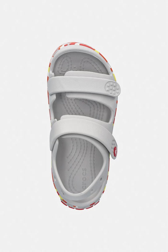 Crocs sandały dziecięce CROCBAND CRUISER GLOW CONFETTI BAND SANDAL K szary 212527.CROCS.CROCBAND.C