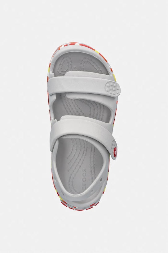 Crocs sandały dziecięce CROCBAND CRUISER GLOW CONFETTI BAND SANDAL K szary 212527.CROCS.CROCBAND.C