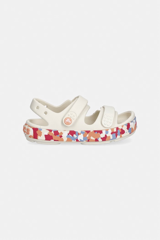 Crocs sandały dziecięce CROCBAND CRUISER GLOW CONFETTI BAND SANDAL T 212528.CROCS.CROCBAND.C beżowy SS26