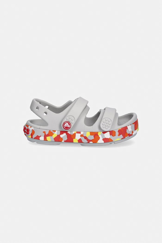 Crocs sandały dziecięce CROCBAND CRUISER GLOW CONFETTI BAND SANDAL T 212528.CROCS.CROCBAND.C szary SS26