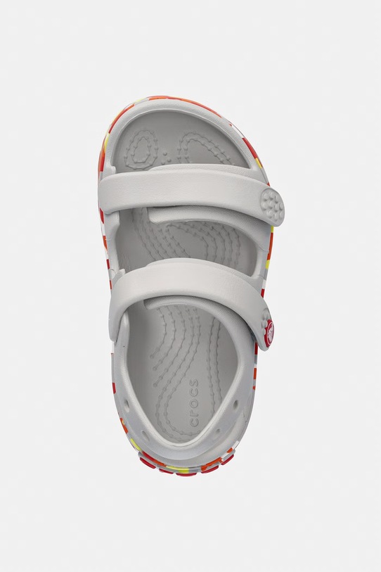 Crocs sandały dziecięce CROCBAND CRUISER GLOW CONFETTI BAND SANDAL T szary 212528.CROCS.CROCBAND.C