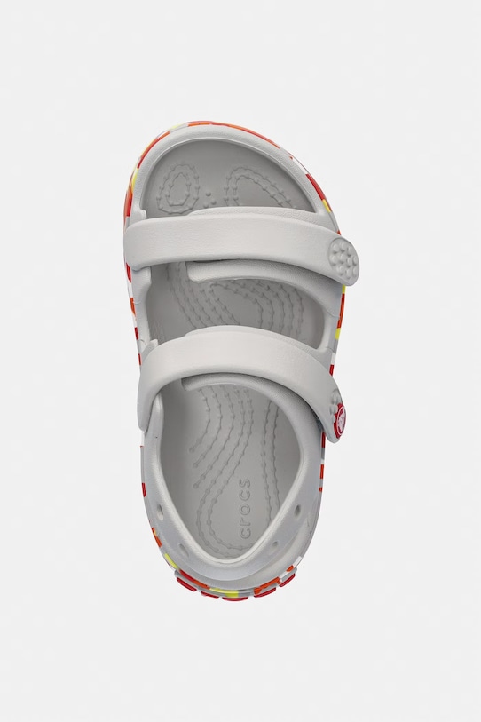 Crocs sandały dziecięce CROCBAND CRUISER GLOW CONFETTI BAND SANDAL T szary 212528.CROCS.CROCBAND.C