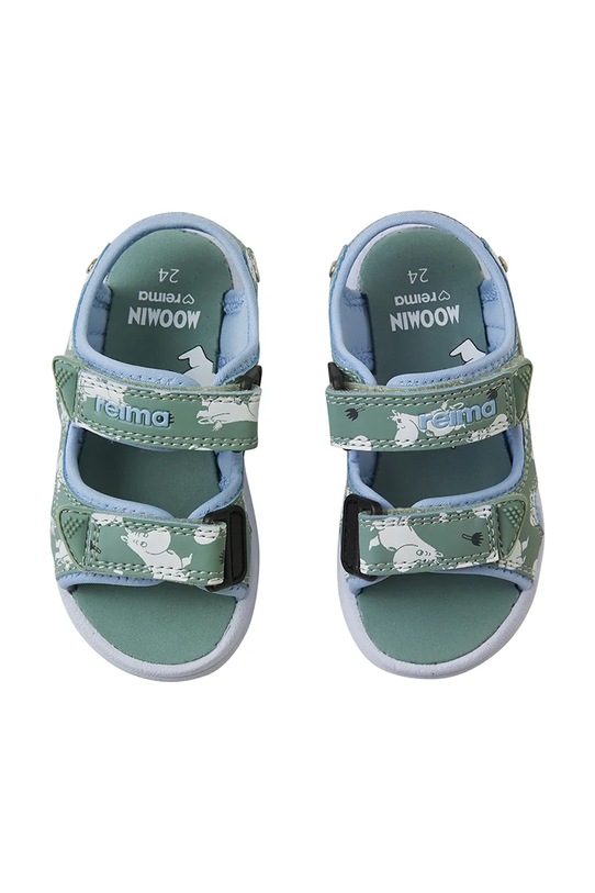 Reima sandały dziecięce Moomin Bungee zielony 5400089M.PPY2