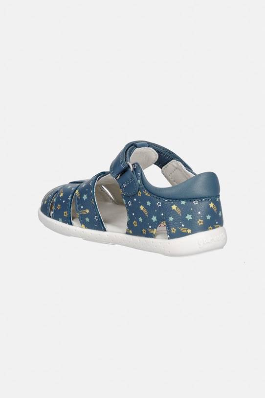 Κοριτσίστικα Garvalin σανδάλια με καλυμμένα τα δάχτυλά του Παιδικά δερμάτινα 262327.24.26 μπλε
