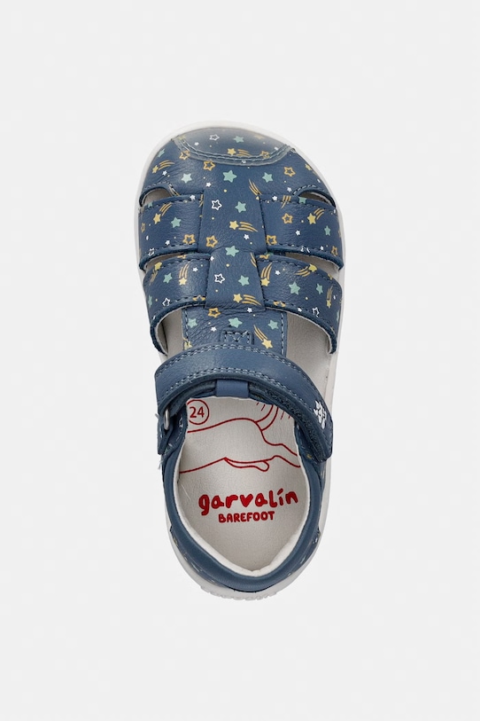 Garvalin σανδάλια με καλυμμένα τα δάχτυλά του Παιδικά δερμάτινα μπλε 262327.24.26