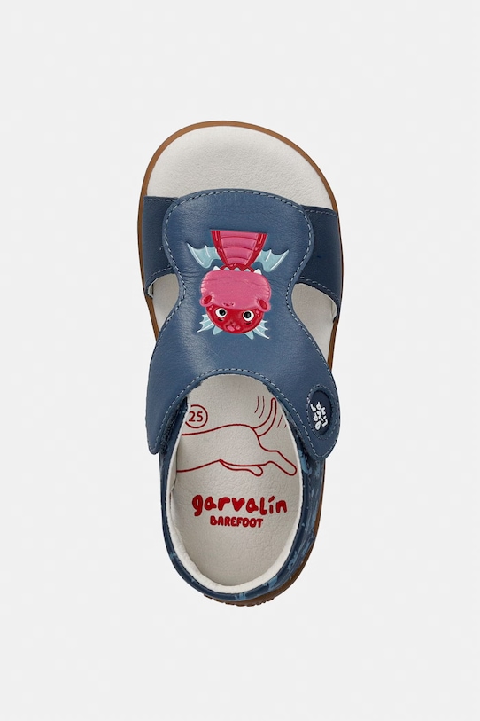 Garvalin sandały dziecięce skórzane granatowy 262330.24.26