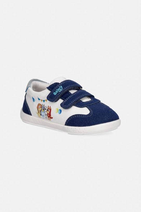 Παιδικά sneakers Garvalin απομίμηση λείου δέρματος σκούρο μπλε 262853.19.23