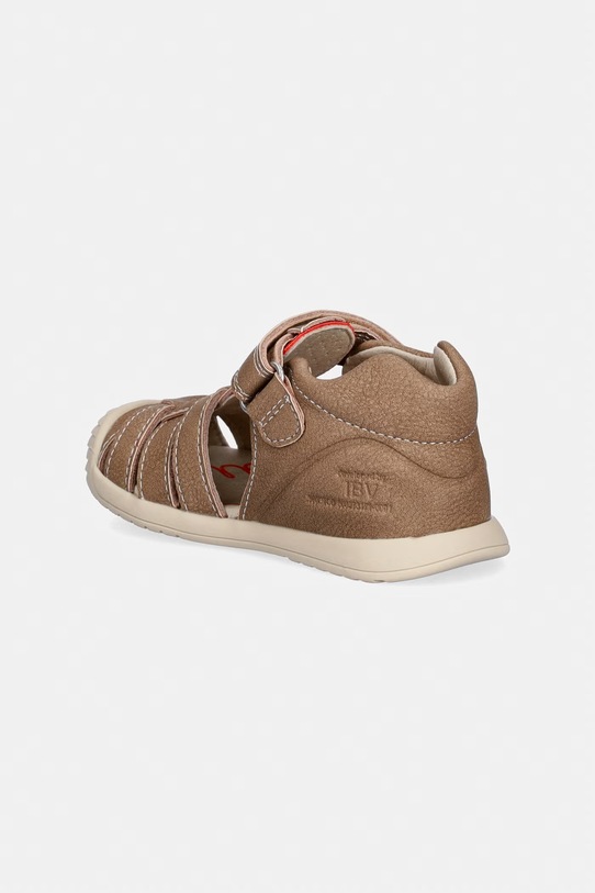 Κοριτσίστικα Παιδικά δερμάτινα σανδάλια Biomecanics 262131. πράσινο