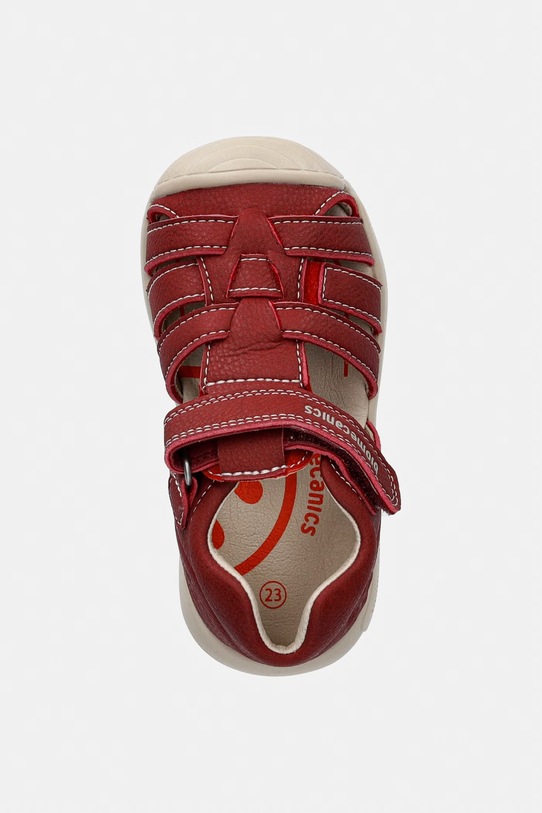 Παιδικά δερμάτινα σανδάλια Biomecanics μπορντό 262131.