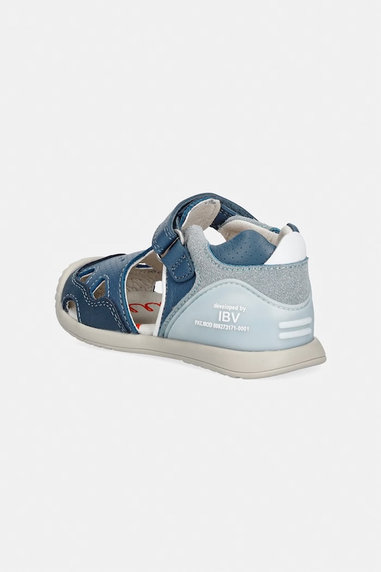 Chłopiec Biomecanics sandały dziecięce skórzane 262128 niebieski
