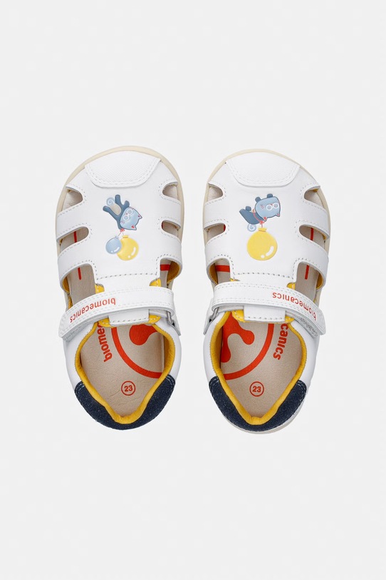 Biomecanics Σανδάλια παιδικά δερμάτινα 262167.19.23 λευκό SS26