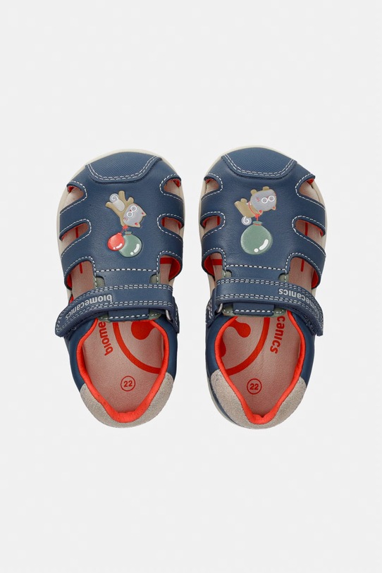 Biomecanics Σανδάλια Παιδικά Δερμάτινα σκούρο μπλε 262167.19.23