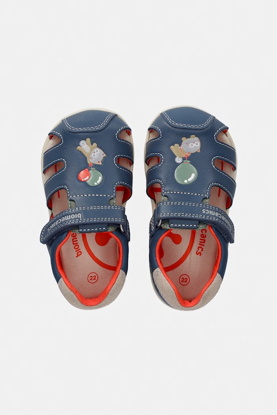 Biomecanics Σανδάλια Παιδικά Δερμάτινα σκούρο μπλε 262167.19.23