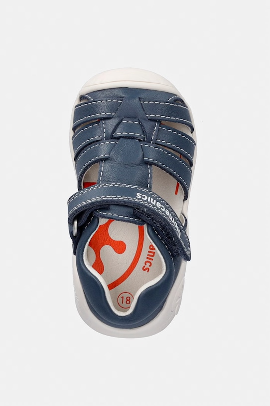 Παιδικά δερμάτινα σανδάλια Biomecanics σκούρο μπλε 262115