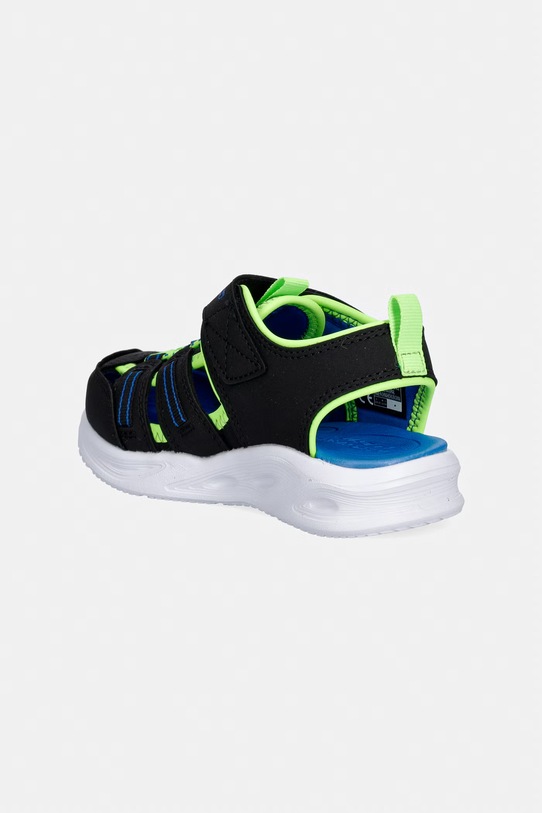 Chłopiec Skechers sandały dziecięce SOLA GLOW SANDAL-HYPER-COAST 407033N czarny