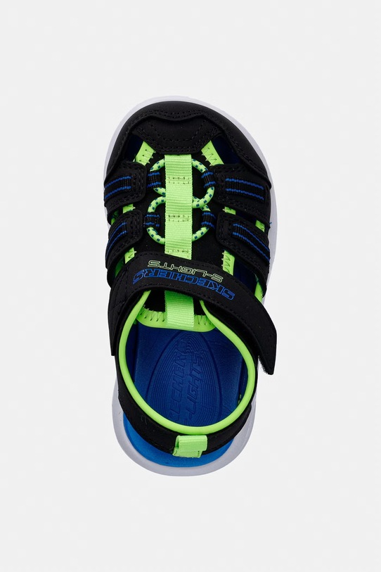 Skechers sandały dziecięce SOLA GLOW SANDAL-HYPER-COAST czarny 407033N