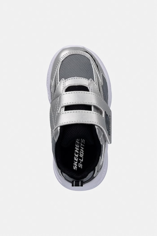 Skechers sneakers pentru copii SKECHERS METEOR-LIGHTS - GLOW argintiu 401498N