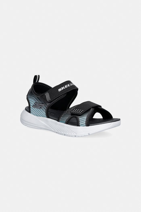 Skechers sandały dziecięce MICROSPEC-SPLASH czarny 407034L