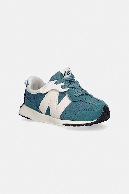 New Balance 327 sneakersy dziecięce zamszowe turkusowy I3274S6