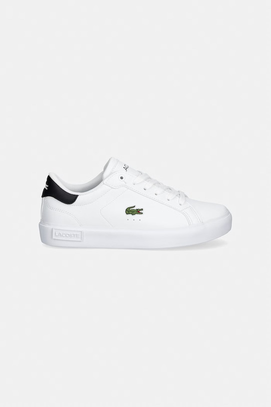 Lacoste sneakersy dziecięce 49SUJ0001 biały SS26
