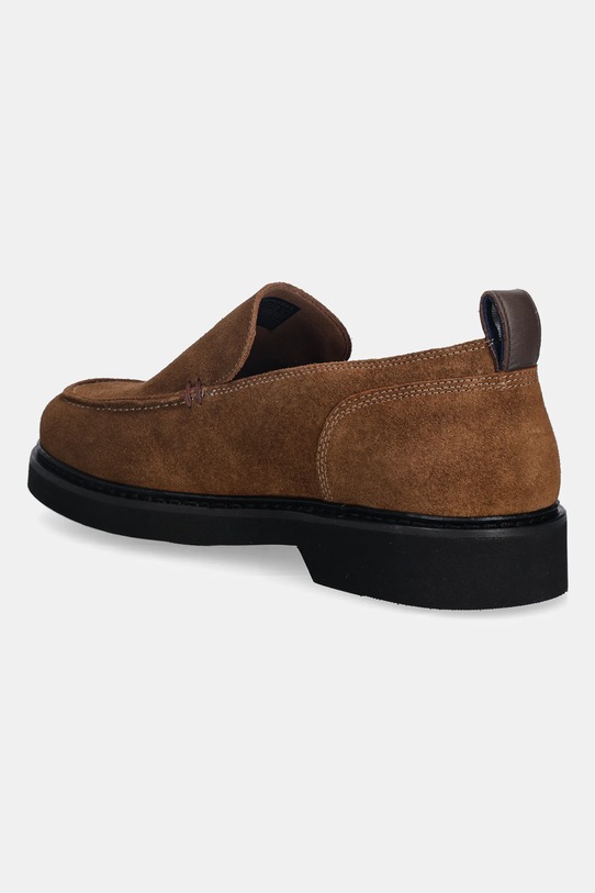 Obuwie Tommy Hilfiger mokasyny zamszowe HILFIGER ULTRA LIGHT SDE LOAFER FM0FM05839 brązowy