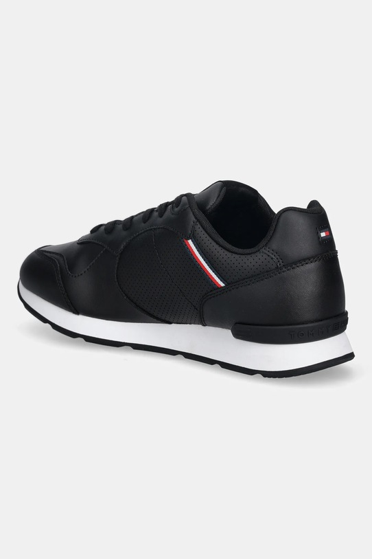 Obuwie Tommy Hilfiger sneakersy skórzane RUNNER ICON LEATHER FM0FM05740 czarny