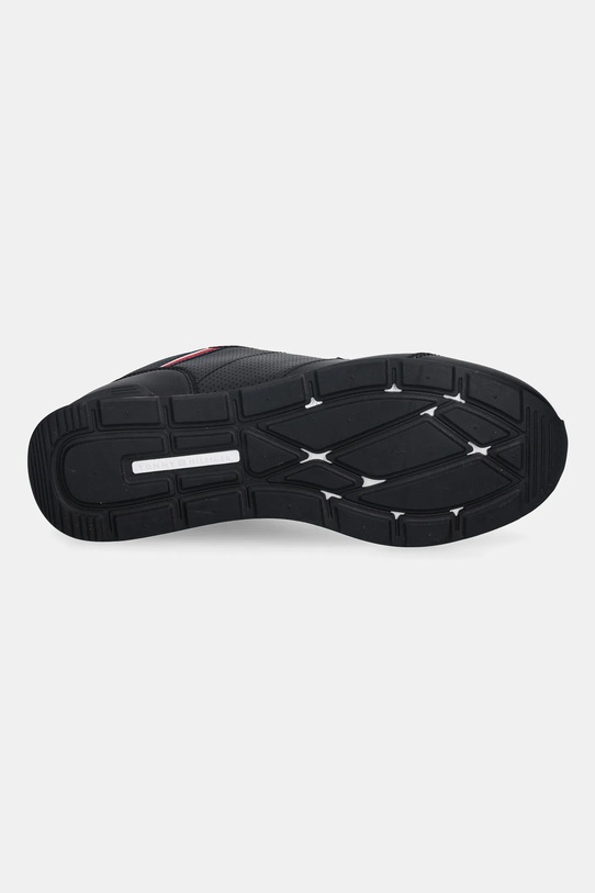 Tommy Hilfiger sneakersy skórzane RUNNER ICON LEATHER FM0FM05740 czarny
