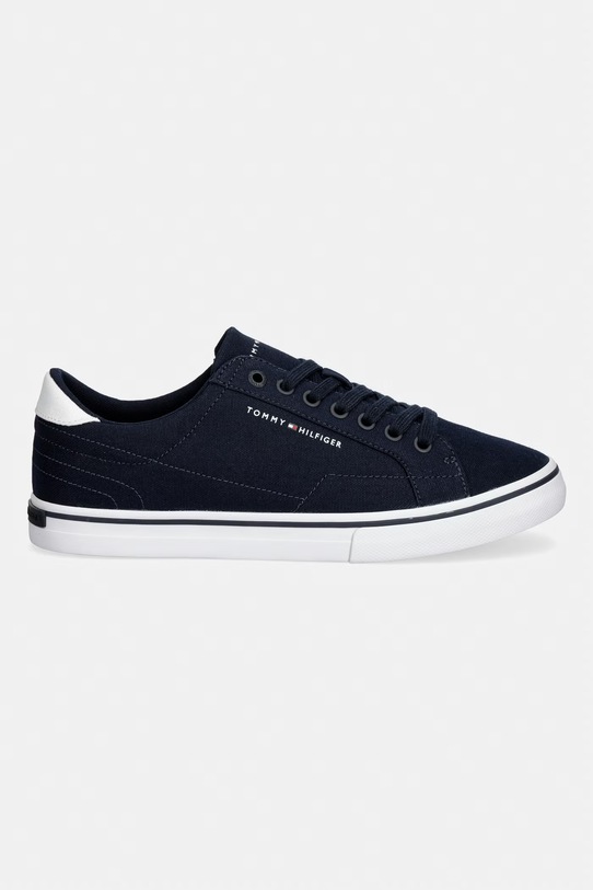 Tommy Hilfiger VULC CORE LONG LACE πάνινα sneakers ανδρικά FM0FM05688 σκούρο μπλε SS26