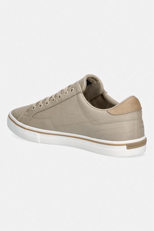 Obuwie Tommy Hilfiger VULC CORE LONG LACE tenisówki męskie FM0FM05688 beżowy