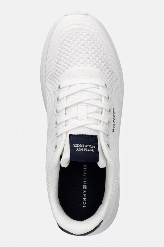 Tommy Hilfiger LIGHTWEIGHT RUNNER MIX sneakersy męskie biały FM0FM05755