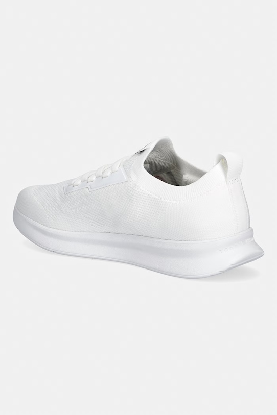 Obuwie Tommy Hilfiger LIGHTWEIGHT KNITTED RUNNER sneakersy męskie FM0FM05756 biały