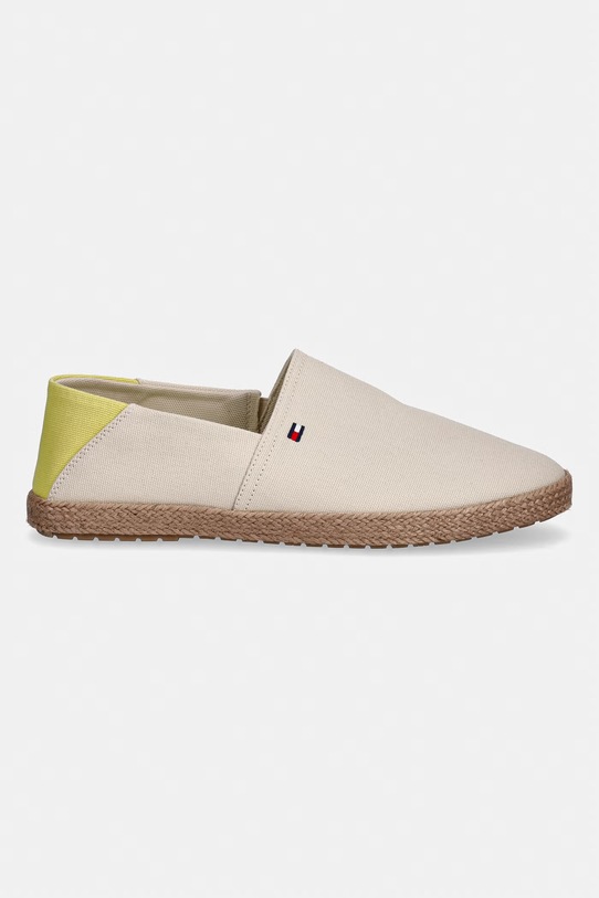 Tommy Hilfiger espadryle męskie CORE HILFIGER ESPADRILLE TEXTILE FM0FM05792 beżowy SS26