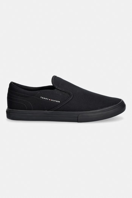 Tommy Hilfiger VULC CORE SLIP ON tenisówki męskie FM0FM05689 czarny SS26