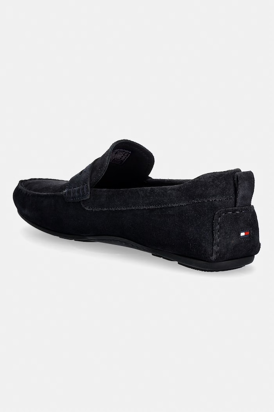 Obuv Pánske semišové mokasíny Tommy Hilfiger CORE HILFIEGR SUEDE DRIVER FM0FM05789 tmavomodrá