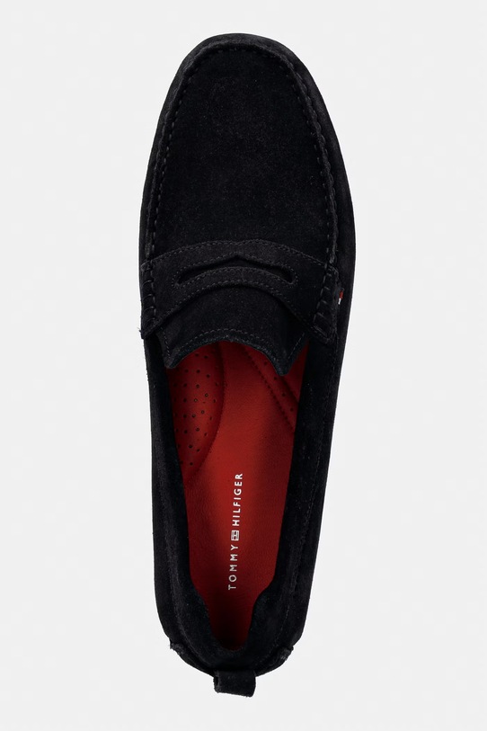 Tommy Hilfiger mokasyny męskie zamszowe CORE HILFIEGR SUEDE DRIVER granatowy FM0FM05789