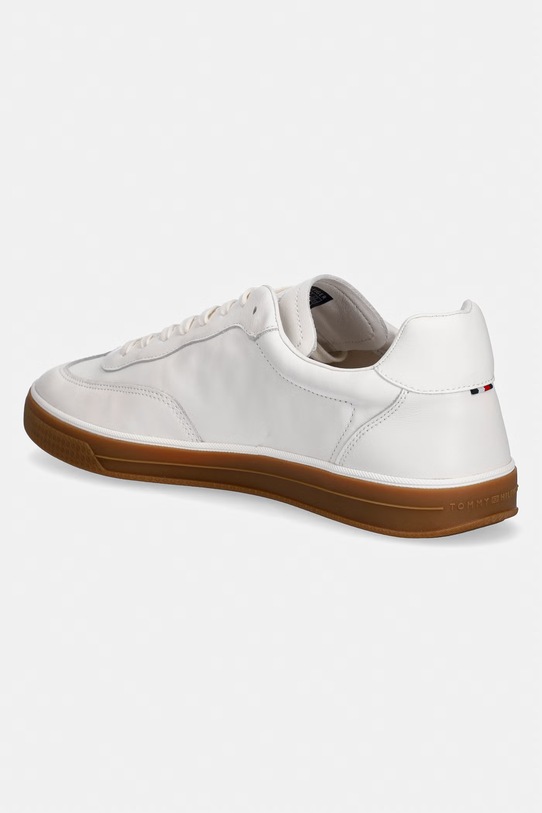 Obuwie Tommy Hilfiger TH LO LUX LTH sneakersy męskie skórzane FM0FM05815 beżowy