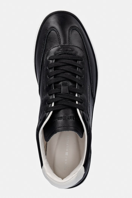 Tommy Hilfiger TH LO LUX LTH sneakersy męskie skórzane czarny FM0FM05815