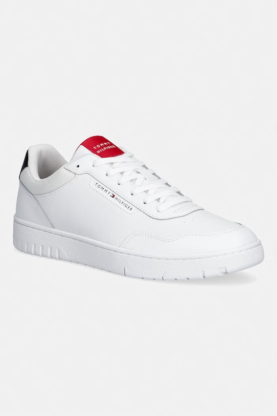 Tommy Hilfiger BASKET CORE LITE LTH sneakersy męskie skórzane biały FM0FM05868