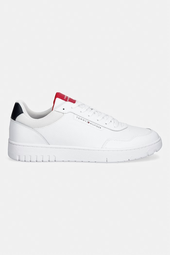 Tommy Hilfiger BASKET CORE LITE LTH sneakersy męskie skórzane FM0FM05868 biały SS26