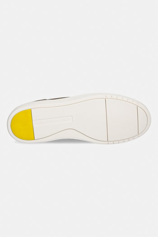 Tommy Hilfiger mokasini moški semišasti MODERN LIGHT HYBRID SUEDE LOAFER FM0FM05786 zelena