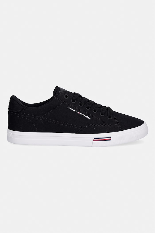 Tommy Hilfiger VULC CORE RWB LONG LACE CVS tenisówki męskie FM0FM05813 czarny SS26