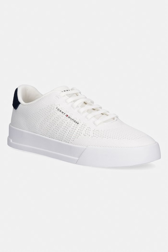 Tommy Hilfiger TH COURT KNIT sneakersy męskie biały FM0FM05823