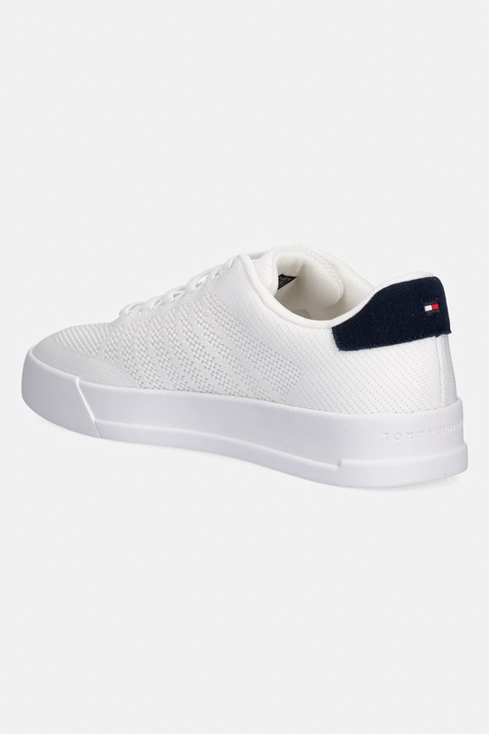 Obuwie Tommy Hilfiger TH COURT KNIT sneakersy męskie FM0FM05823 biały