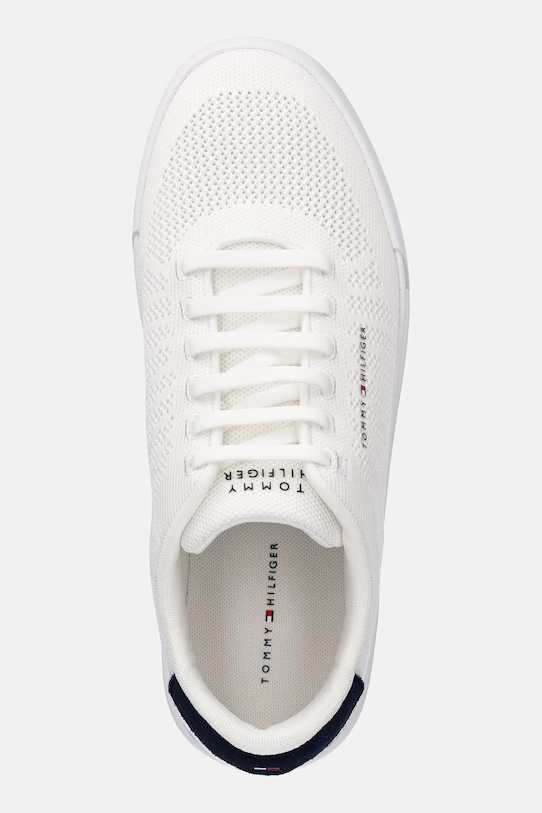 Tommy Hilfiger TH COURT KNIT sneakersy męskie biały FM0FM05823