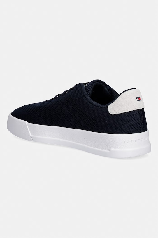 Obuwie Tommy Hilfiger TH COURT KNIT sneakersy męskie FM0FM05823 granatowy
